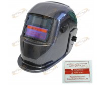 Carbon Fiber Black Auto Darkening Welding Grinding Helmet w/ Certified ANSI CE